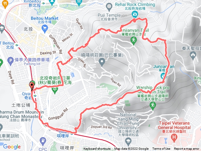 丹鳳山軍艦岩ㄇ型