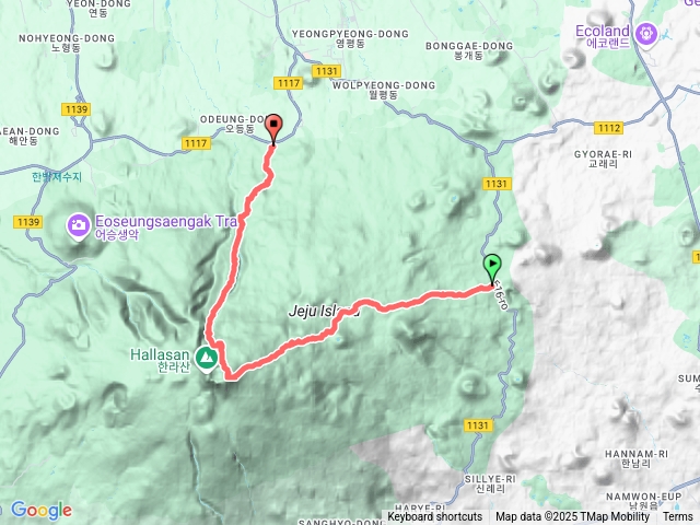 漢拏山-城板岳進-觀音寺出