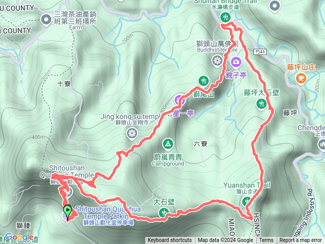 獅山古道之猿山O繞預覽圖