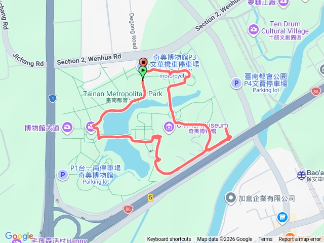 奇美博物館採花