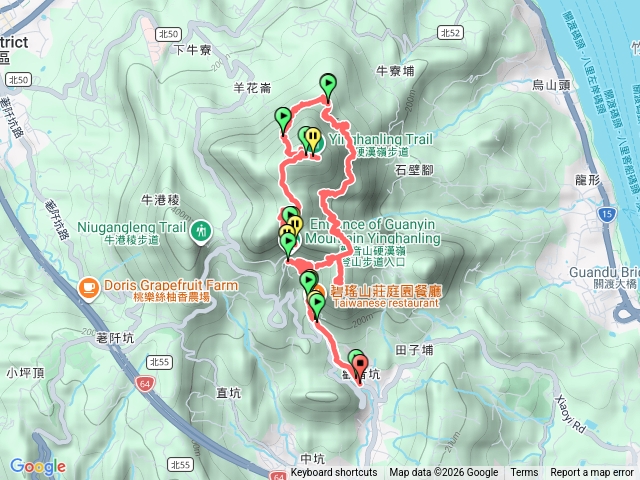 觀音北橫古道硬漢嶺預覽圖