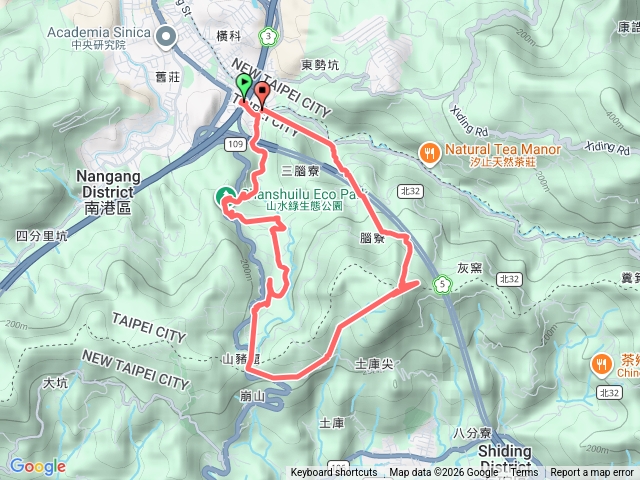 舊莊山水綠土庫岳主峰東峰更寮古道