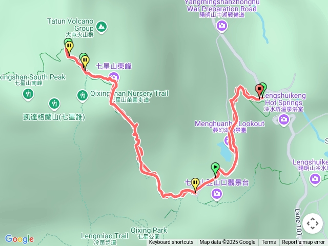 七星山主峰跟東峰