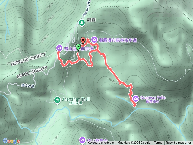 2025.08.25觀霧蜜月小徑、賞鳥步道、觀霧瀑布步道