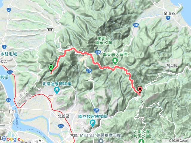 0417陽明山東西大縱走