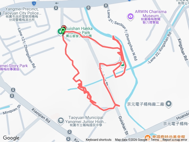 桃園楊梅貴山公園+老坑溪公園