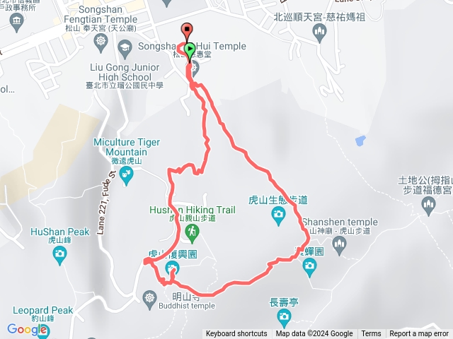 虎山溪環山步道預覽圖