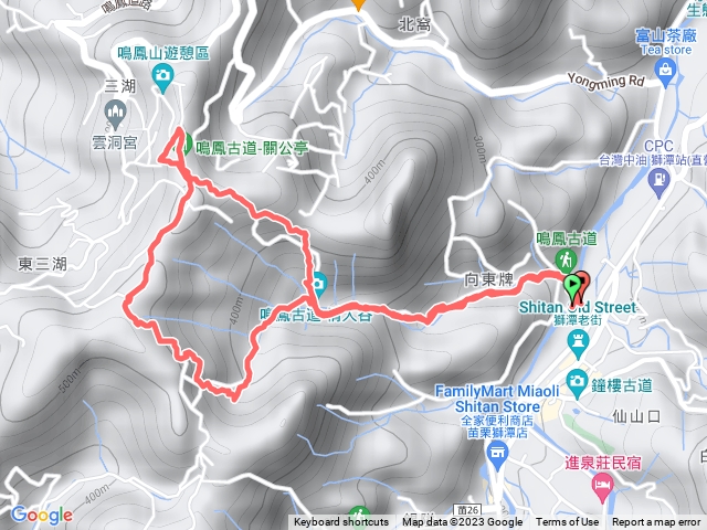 鳴鳳古道P字路線-亂羅盤