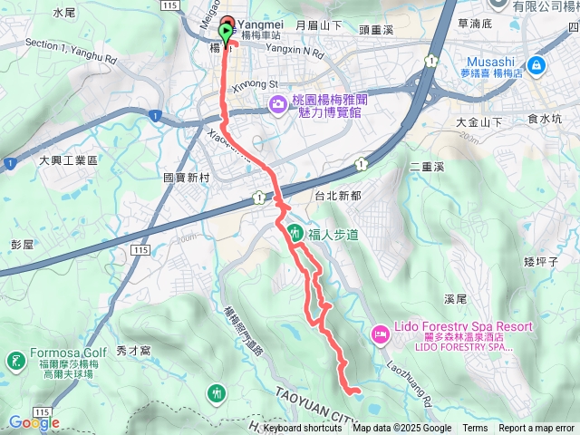 福人步道、莊迷湖