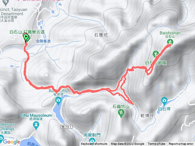 打鐵寮古道連走白石