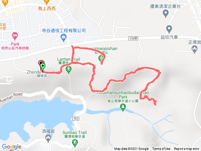 蘭潭後山步道-紅毛埤山