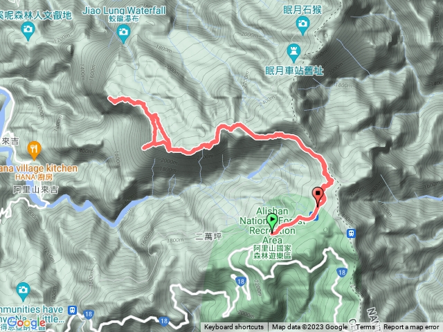 阿里山森林遊樂區走中塔山 小塔山 兜山(困難路線)