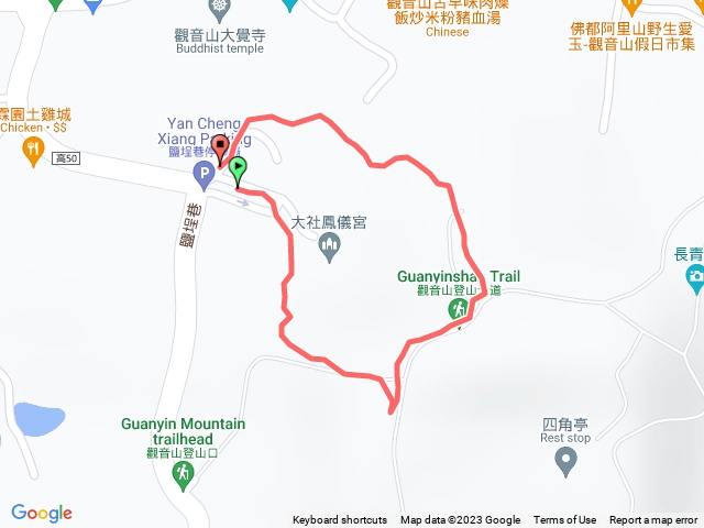 觀音山平面停車場-觀音山O型