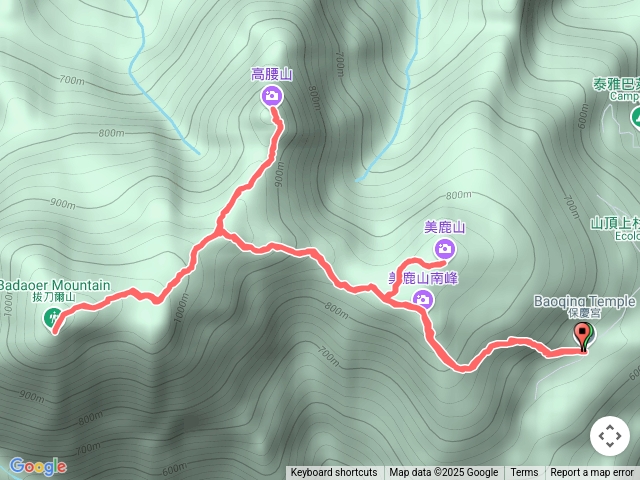 拔刀爾山、高腰山、美鹿山 David & Rebecca