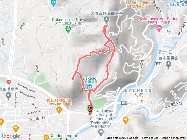 台中大坑9、6、10連走，軍功寮山、大山母山、觀音亭
