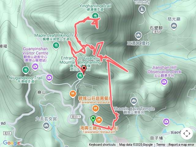 觀音山小北插亂走