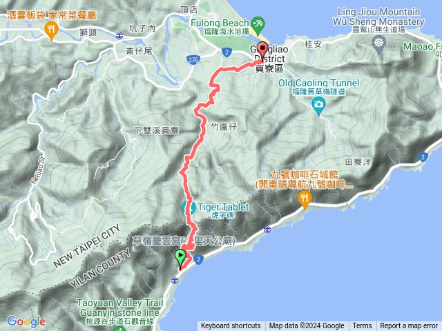 草嶺古道