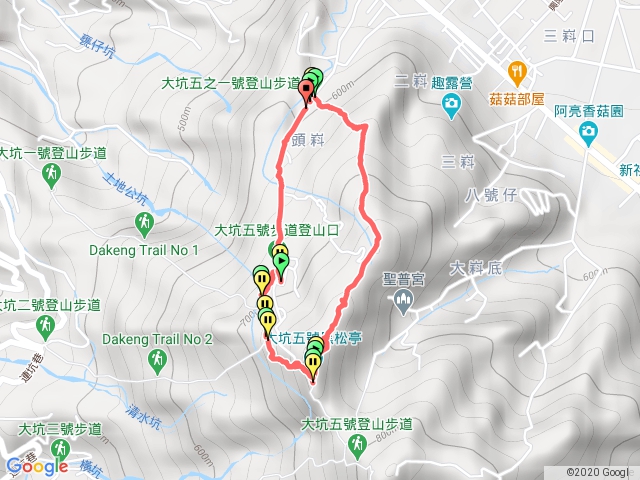 大坑5-1上，5下