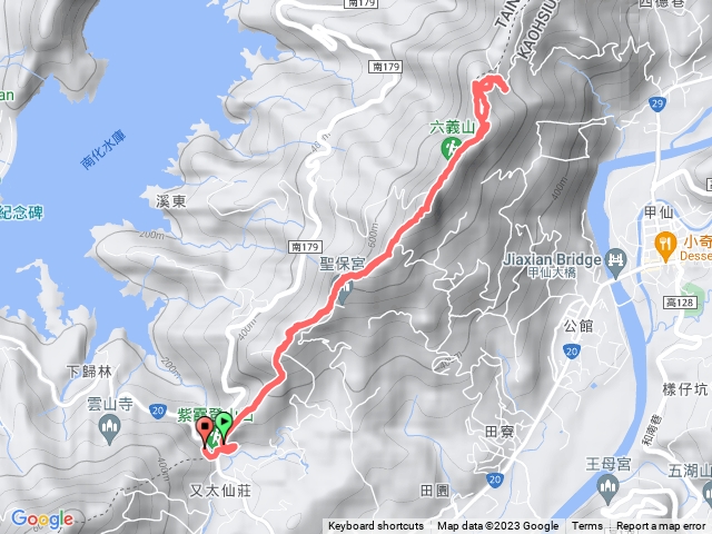 六義山紫霞登山口來回