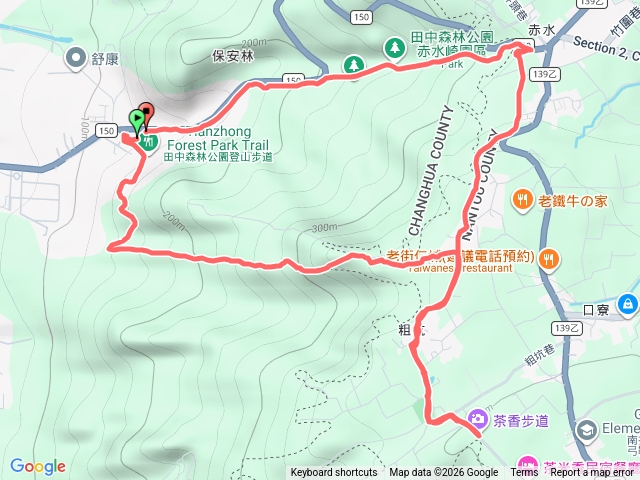 田中森林公園走茶香步道下北天宮大O繞預覽圖