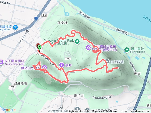 台中鐵砧山O型預覽圖