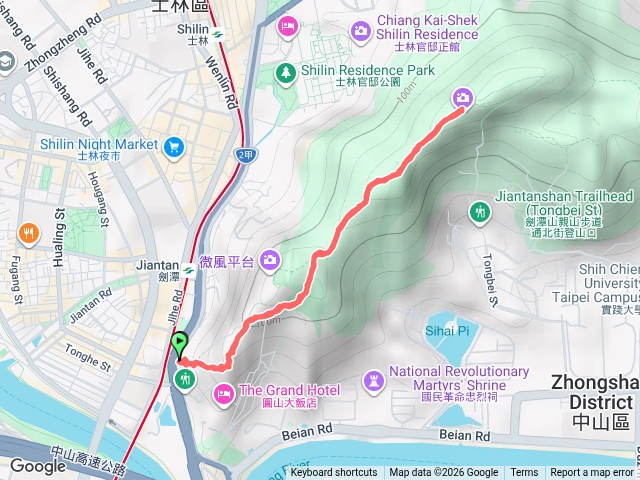 劍潭登山步道預覽圖