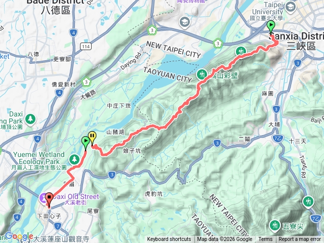 鳶溪縱走預覽圖