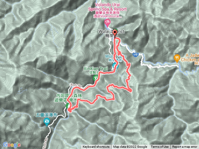 烏來大刀山內洞林道信賢步道O型