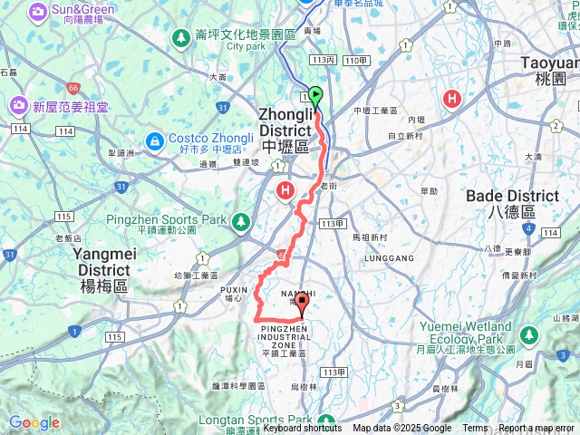 桃園中壢老街溪到石門大圳