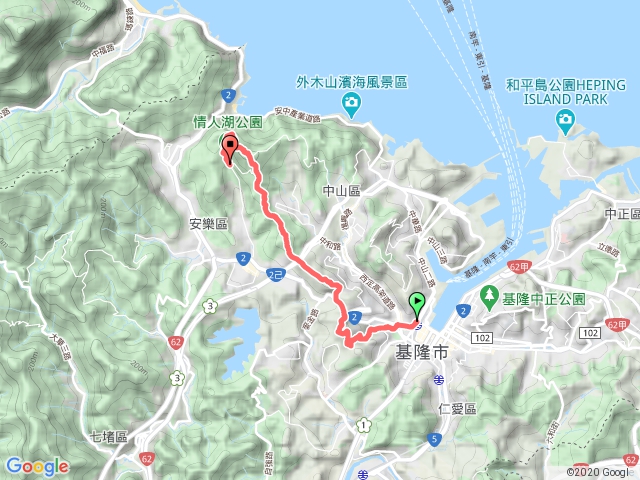 20200830-基隆港,蚵殼港山,三角嶺頭山,情人湖
