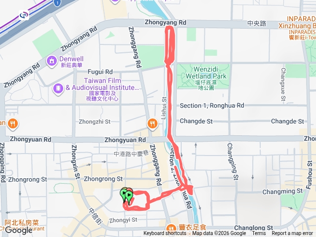 9/15下班慢跑趣中港大排健行筆記