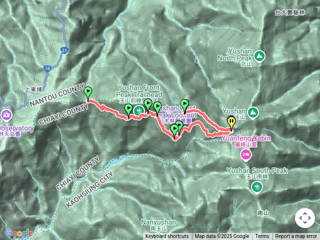 玉山排雲西峰