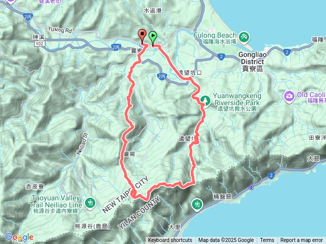 2025-11-08 貢寮車站~陸軍路~草嶺古道~草嶺山~灣坑頭山~大嶺古道O 行