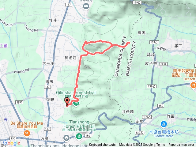 贊天宮-長青步道-ㄧ峰步道-擎天崗-天福宮土地宮廟-福樂亭-走水路-長青步道-贊天宮-