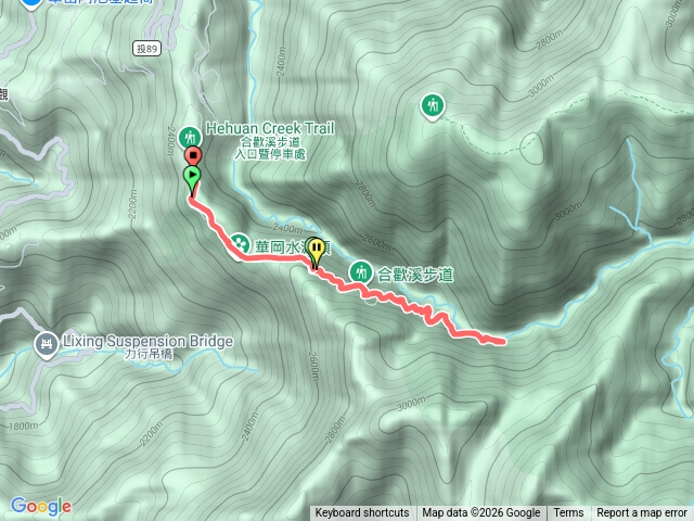 合歡溪步道預覽圖
