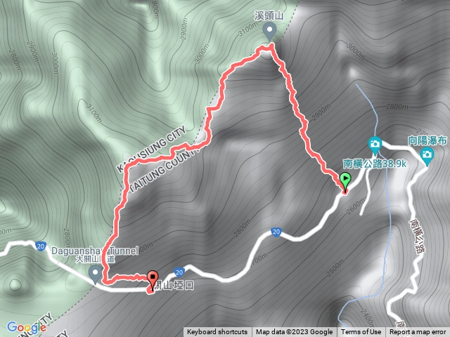 溪頭山縱走關山嶺山