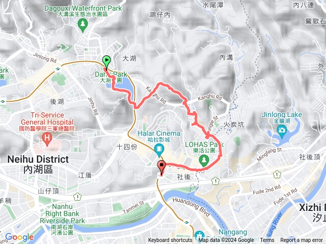 康樂山 內溝溪櫻花步道