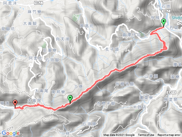 筆架連峰-石碇至草湳