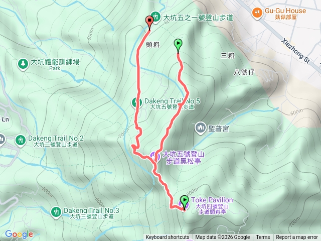 大坑5-1上頭嵙山