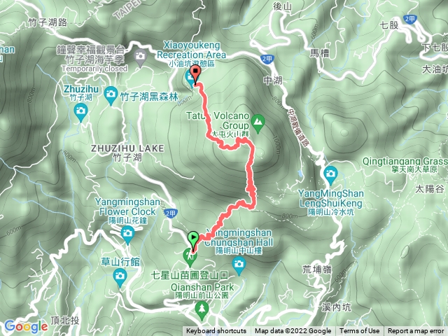 七星山苗圃線主峰到小油坑-20220227