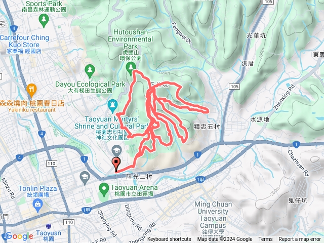 虎頭山五進五出15Ｋ