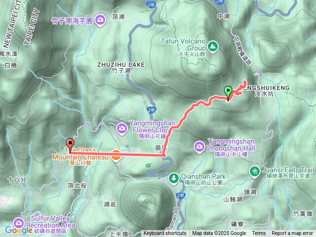 2025-9-20(2)七星公園往返夢幻湖經苗圃步道到陽明山國家公園遊客中心