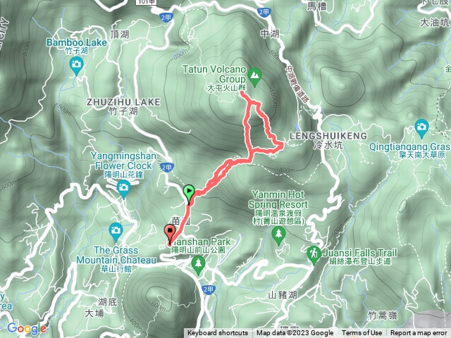 苗圃七星公園七星山東峰主峰苗圃