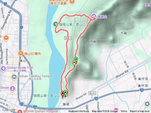 旗尾山一上三下預覽圖