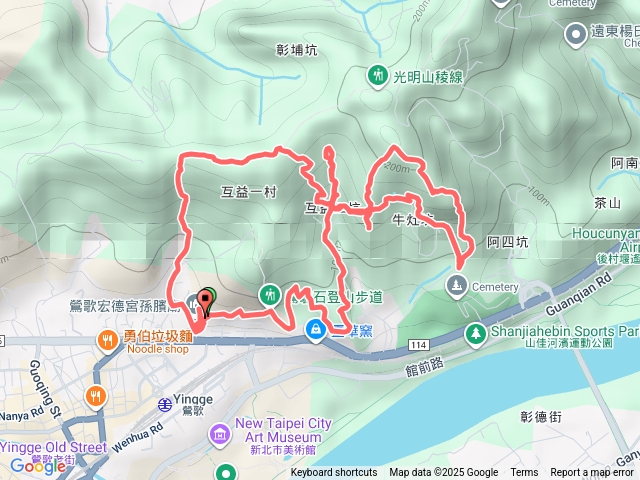 2025-11-09 鶯歌步道拾遺：孫龍碧龍牛灶山神龍北臨南線等步道