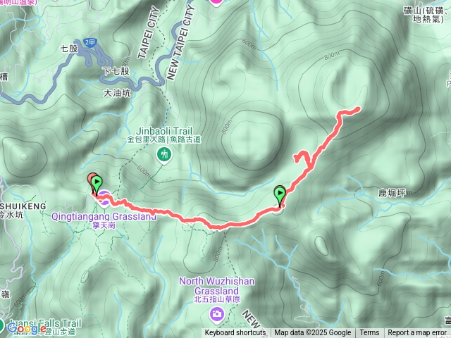 磺嘴山、翠翠谷步道預覽圖