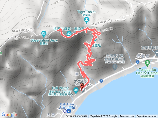 草嶺古道-桃園谷觀景來回