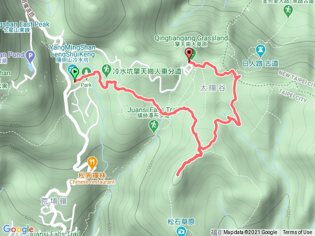 2021.02.01 冷水坑-竹篙山-擎天岗