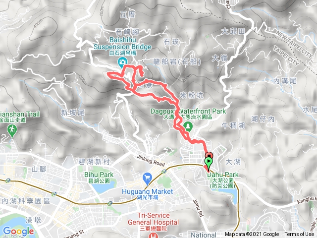 內湖三尖（圓覺尖 忠勇山 鯉魚山）