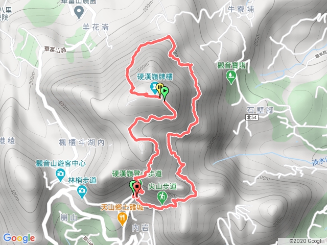 Day46尖山步道接北橫古道全段上硬漢嶺健走